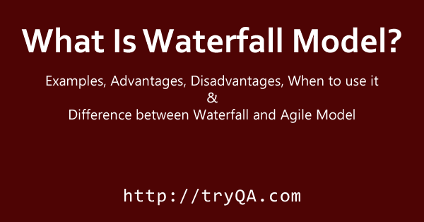 agile sdlc waterfall model