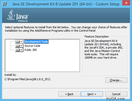 Download and install java development kit jdk on windows step6